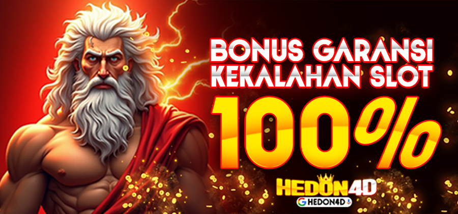 BONUS GARANSI SLOT 100%